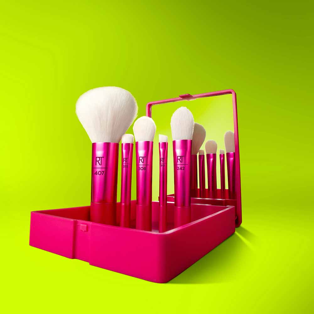 Kit de Pincéis Real Techniques Glow-To-Go Travel Brush Set - Época