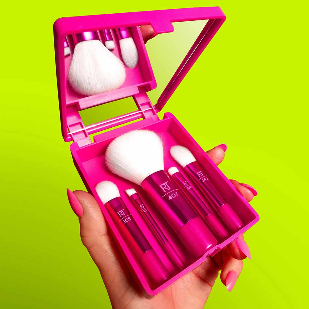 Kit de Pincéis Real Techniques Glow-To-Go Travel Brush Set - Época
