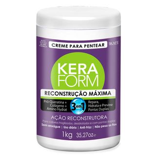 Skafe Keraform Reconstrução Máxima 3 em 1 - Creme para Pentear - 1Kg é boa?