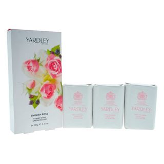 Sabonete Yardley - English Rose Luxury - 3x 100g Menor preço em Sabonete Yardley - English Rose Luxury - 3x 100g
