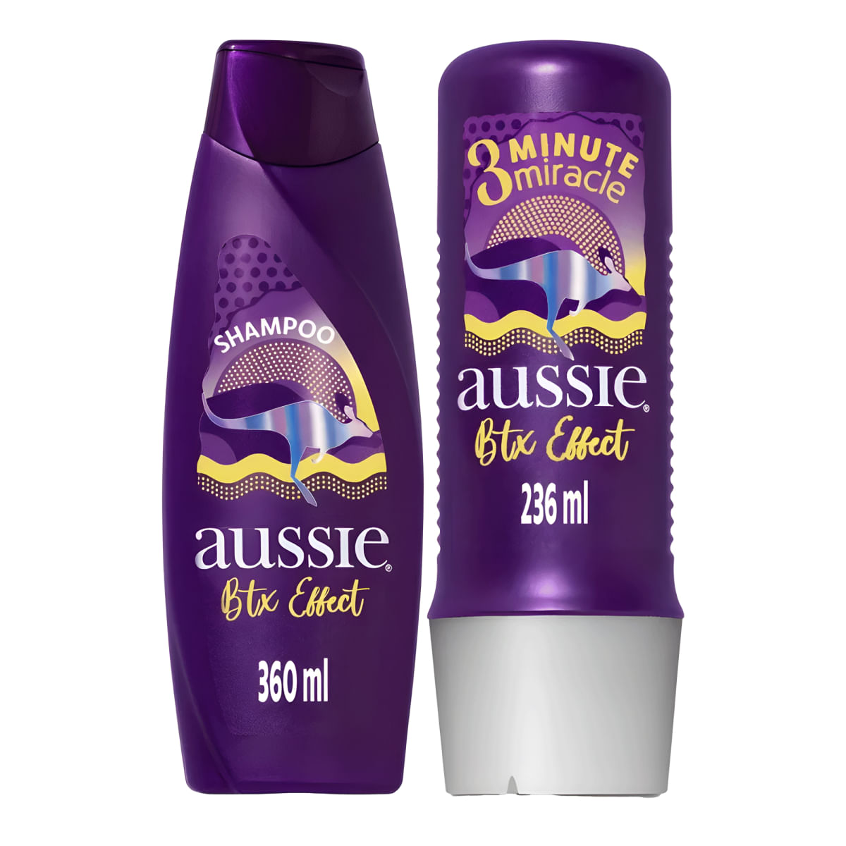 Kit Aussie Efeito Botox - Shampoo 360ml + Condicionador 236ml