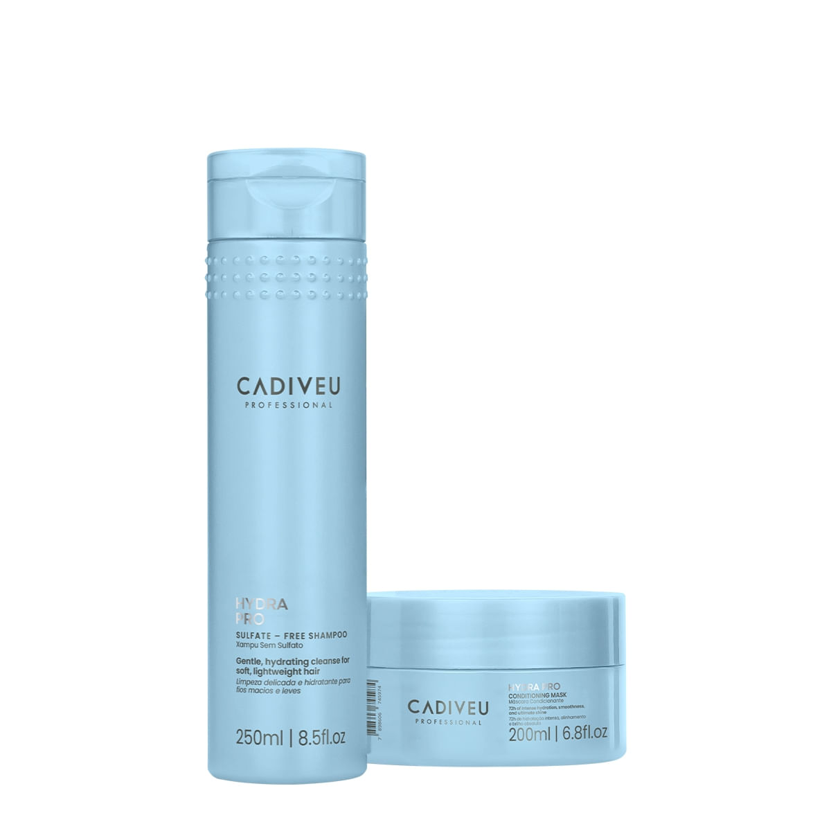 Kit Cadiveu Professional Hydra Pro Shampoo Máscara (2 produtos)
