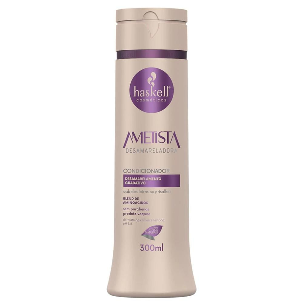Condicionador Desamarelador Matizador Haskell Ametista 300ml