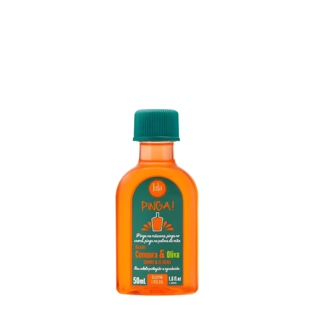 Lola Cosmetics - Óleo Capilar - Pinga! - 50ml - Cenoura & Oliva