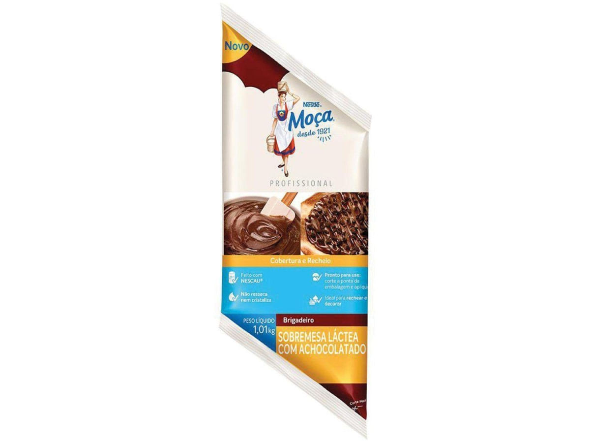 Cobertura e Recheio Brigadeiro Nestlé Profissional Moça 1,01kg