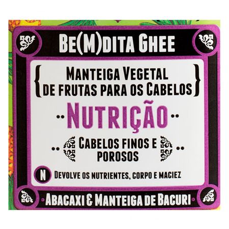 Lola-Cosmetics-Be(m)dita-Ghee-Abacaxi-e-Manteiga-de-Bacuri---Máscara-de-Nutrição-350g--2