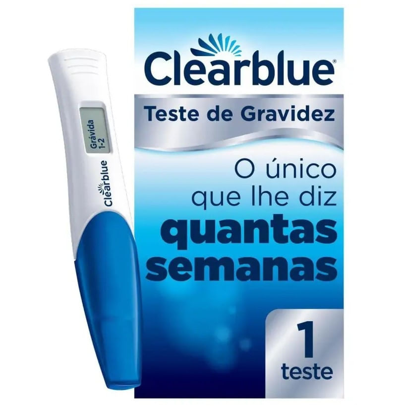 TESTE DE GRAVIDEZ CLEARBLUE DIGITAL 1 UNIDADE