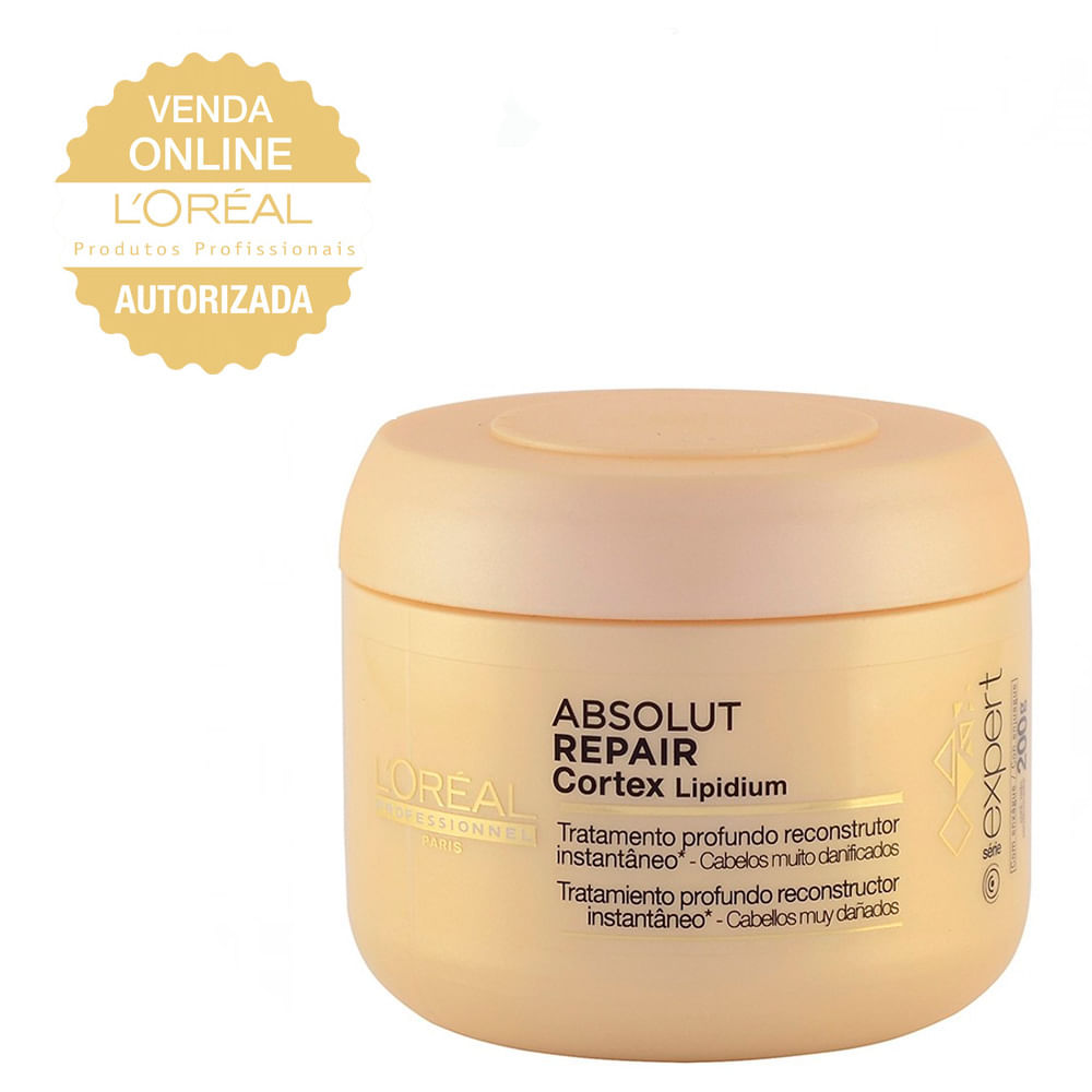 L'Oréal Professionnel Absolut Repair Cortex Lipidium - Máscara de Reconstrução - 200g