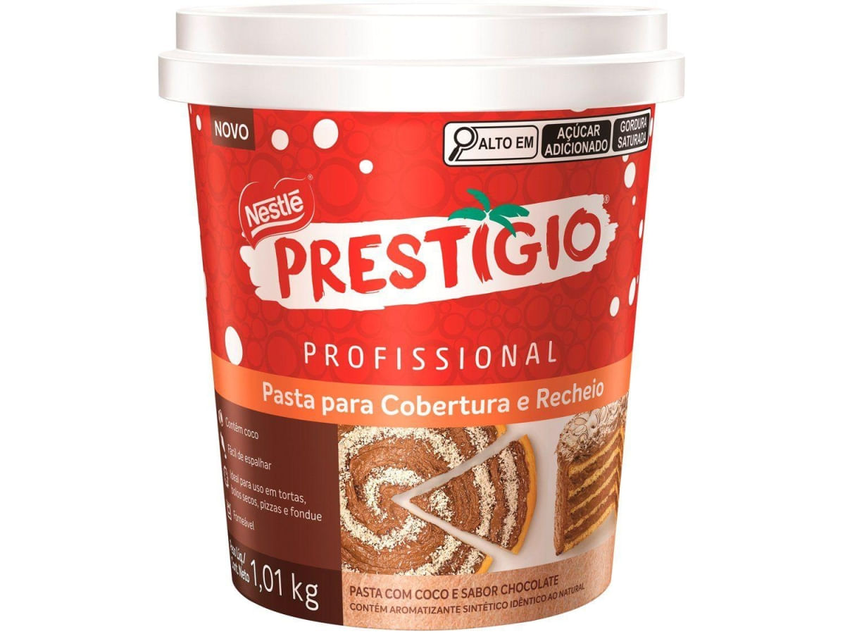 Cobertura e Recheio Chocolate Nestlé Prestígio 1,01kg