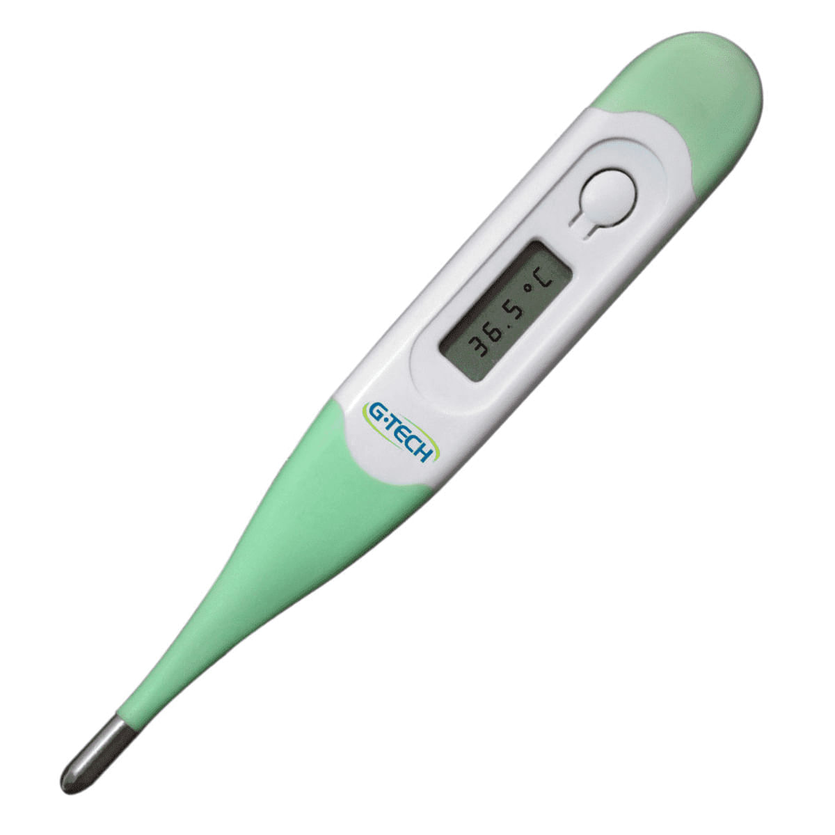 Termômetro Digital com Sensor TH400 Verde Claro Oral/Axilar G-Tech 1 Unidade