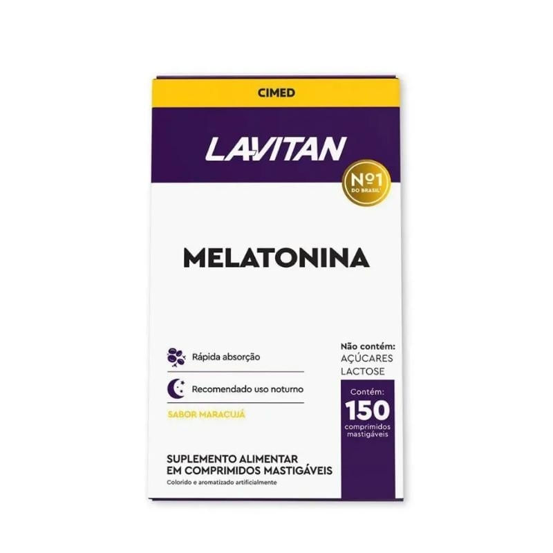 Suplemento Alimentar Lavitan Melatonina Maracujá com 150 Comprimidos