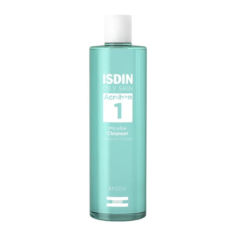 Água Micelar De Limpeza Isdin Oily Skin Acniben 1 Micellar Cleanser 400Ml