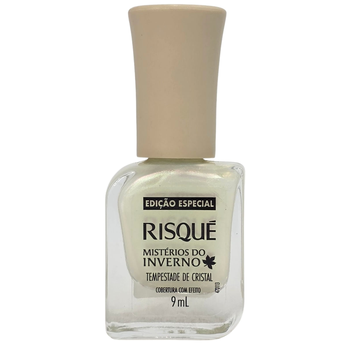 Esmalte Mistérios do Inverno Tempestade de Cristal Cobertura com Efeito Risque 9ml