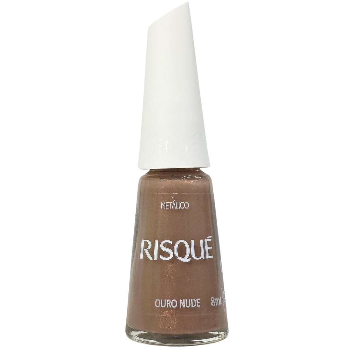 Esmalte Metálico Ouro Nude Risque 8ml
