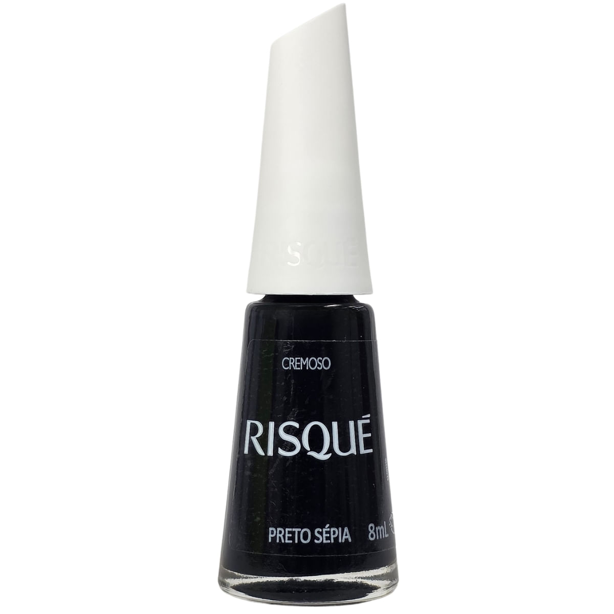 Esmalte Cremoso Preto Sépia Risque 8ml
