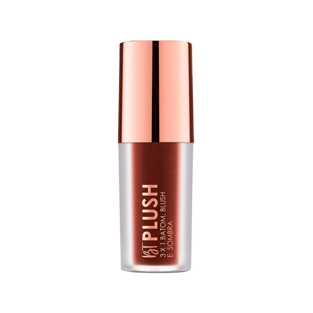 Bruna Tavares Bt Plush Cocoa 3x1 Batom Blush e Sombra 6g