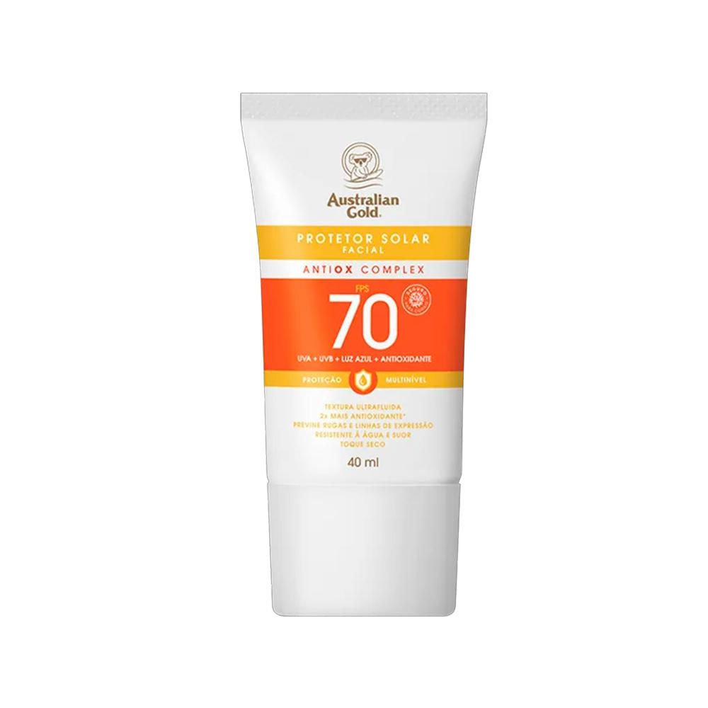 Australian Gold Antiox Complex Ultra Fluido Protetor Facial Fps 70 40ml