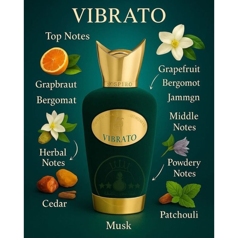 Sospiro Vibrato Eau De Parfum Perfume Unissex 100ml - Época Cosméticos