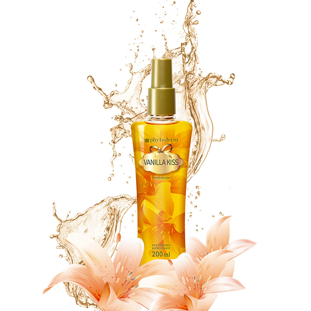 Body Splash Vanilla Kiss Phyto Splash Phytoderm Perfume Corporal