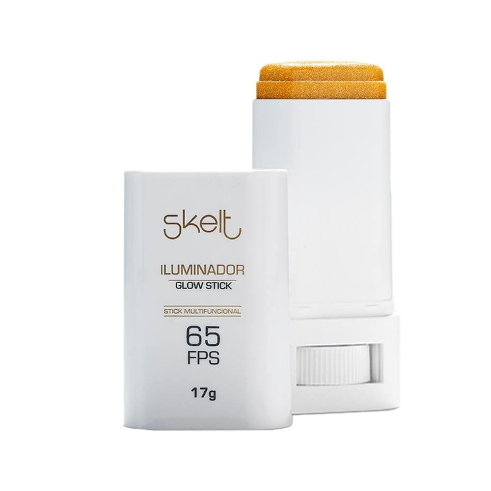 Skelt Stick Com Proteção Solar Fps 65 e Fpuva 22 Iluminador Glow 17g