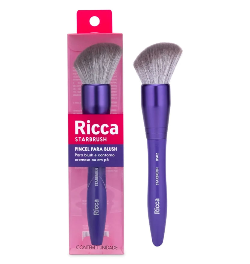 Ricca - Pincel Blush Chanfrado Starbrush Rs02
