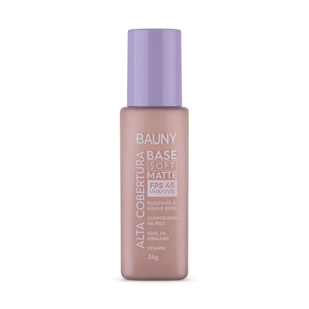 Bauny - Base Soft Matte Alta cobertura (020) - 34g