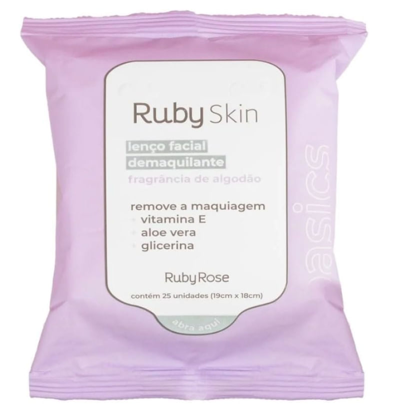Ruby Rose - Lenço Demaquilante Basics
