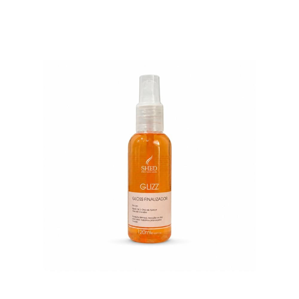 Gloss Finalizador Glizz 120ml: Brilho Espelhado, Maciez e Proteção Anti-Umidade e UV