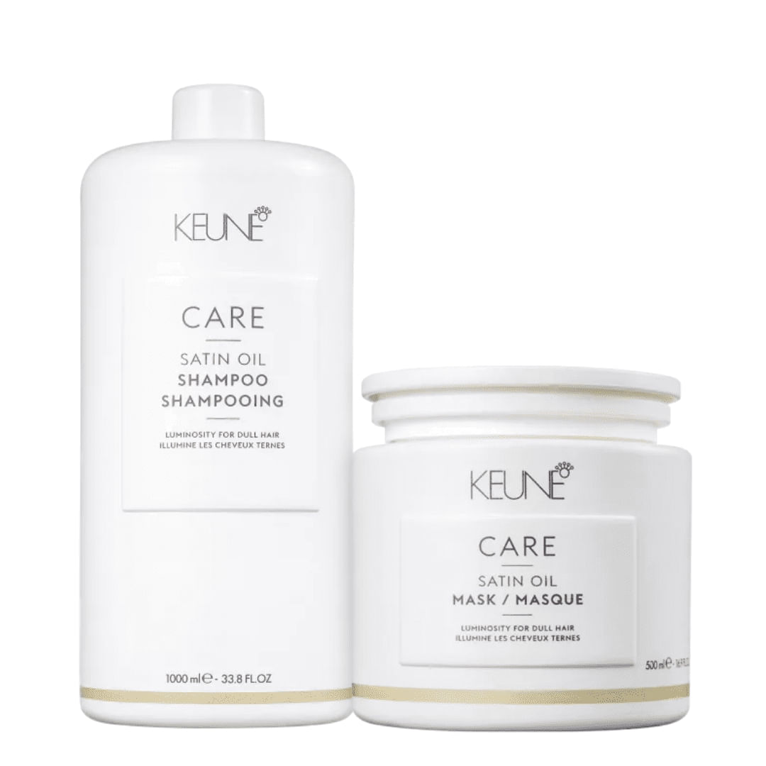 Kit Keune Care Satin Oil Duo Plus (2 Produtos)