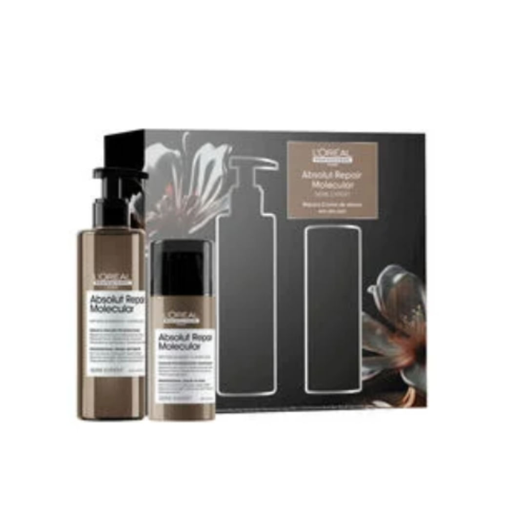 Kit L'Oréal Absolut Repair Molecular Sérum Reconstrutor 250ml + Leave-in Mask 100ml