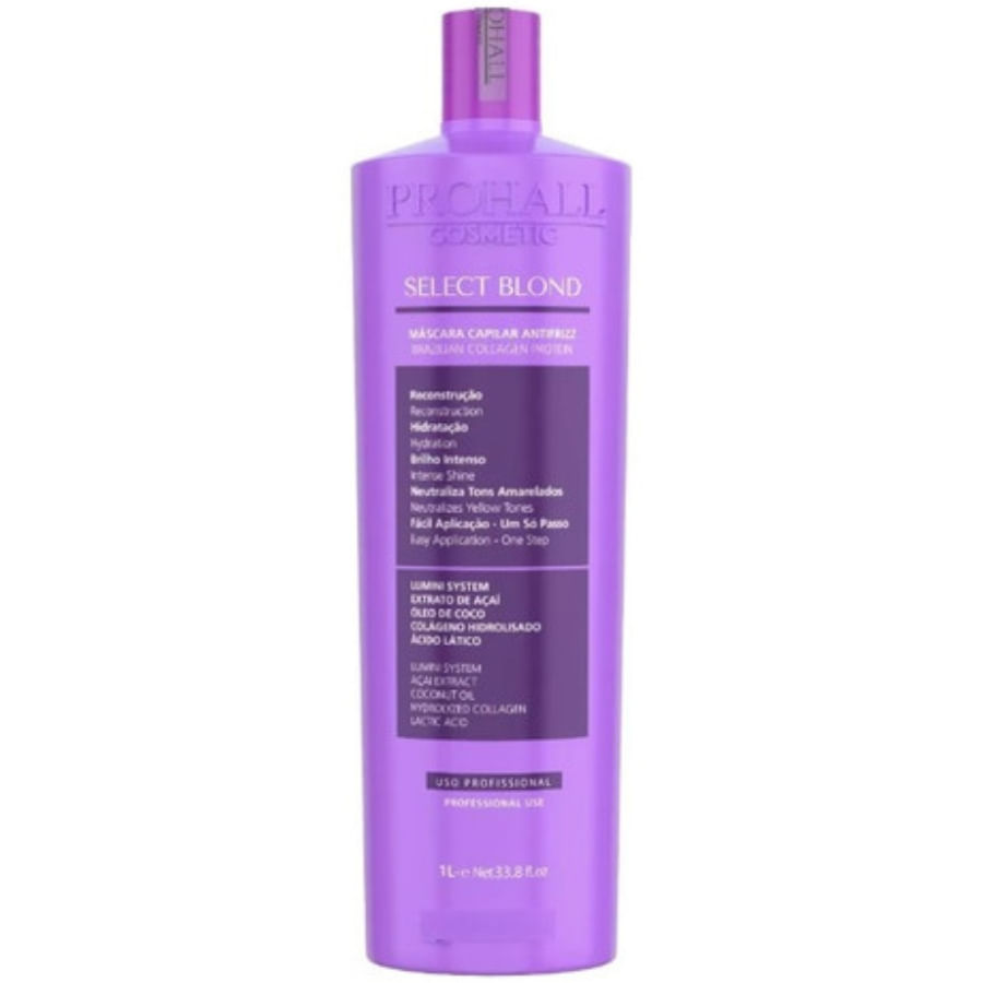 Select Blond 1l Prohall Progressiva Organica Loiro