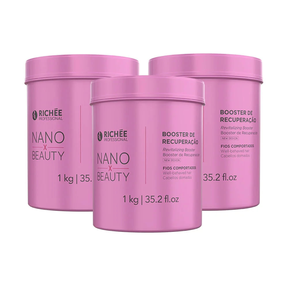 Kit Booster de Recuperação Nano X Beauty (3x1Kg)