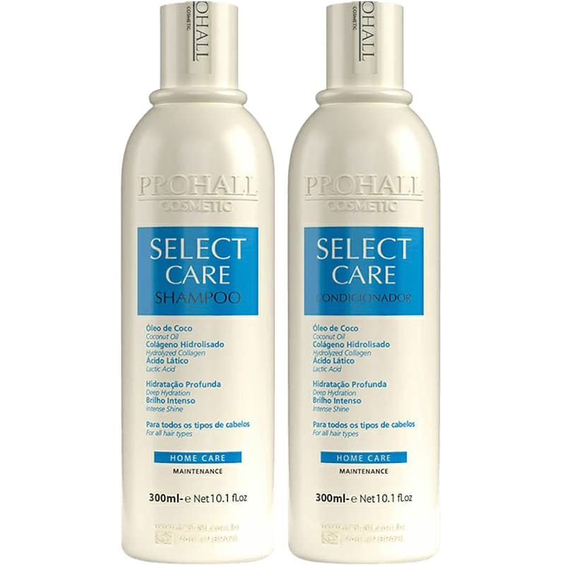 Prohall Cosmetic Select Care - Kit Manutenção Pós Progressiva Duo (2 Produtos)
