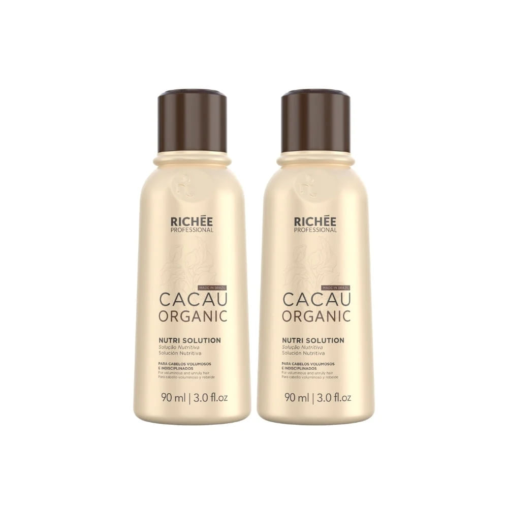 Kit Nutri Solution Cacau Organic (2x90ml)