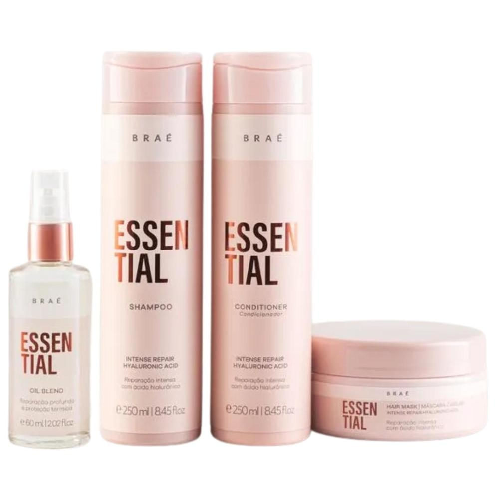 Brae Essential Shampoo Condicionador Máscara Oleo Reparador