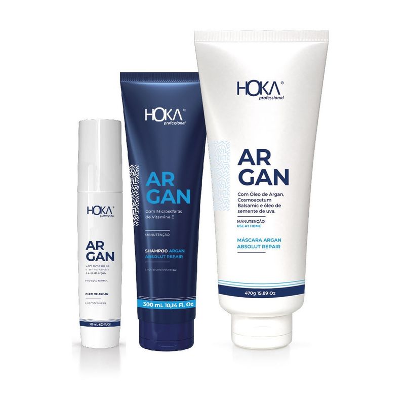 Kit Argan Absolut Repair Home Care - HOKA PROFESSIONAL - Época