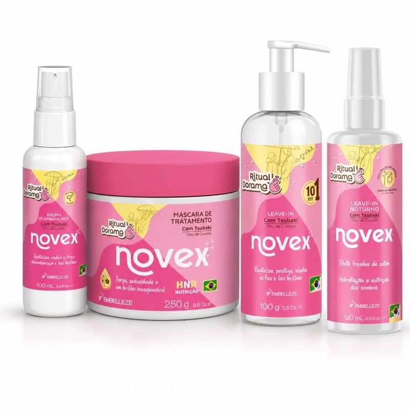 Kit Novex Ritual Dorama: Leave-In Noturno 120ml, Bruma