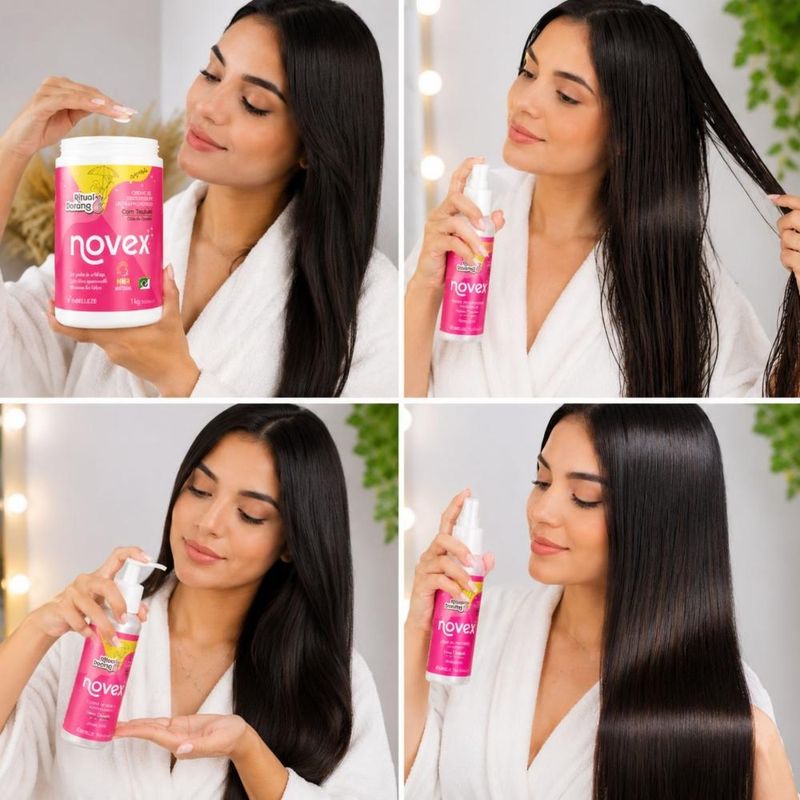 Kit Novex Ritual Dorama: Leave-In Noturno 120ml, Bruma