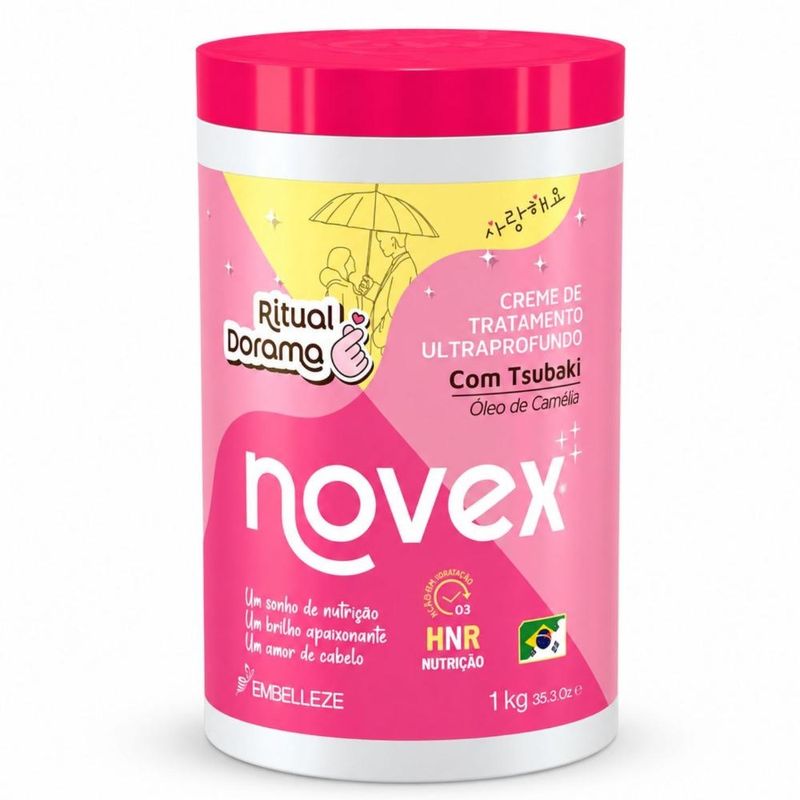 Creme De Tratamento Novex Ritual Dorama Com Tsubaki Óleo De