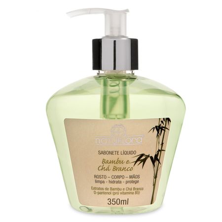 Sabonete-Líquido-Natuflora---Bamboo-e-Chá-Branco-350ml--1