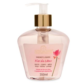 Sabonete Líquido Natuflora - Flor de Lótus - 350ml Menor preço em Sabonete Líquido Natuflora - Flor de Lótus - 350ml