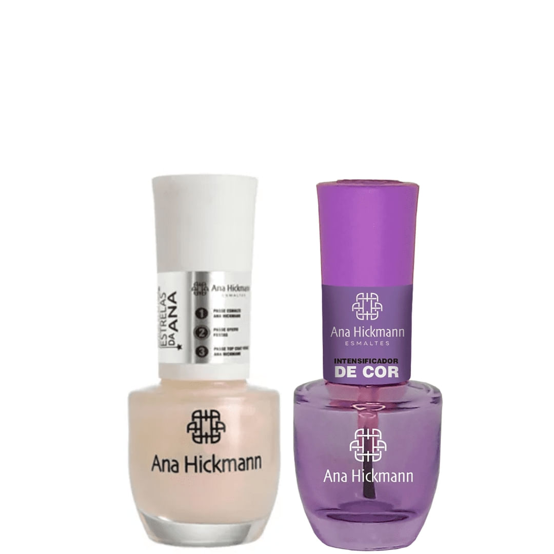 Ana Hickmann - kit de Esmalte Cor Divas + Intensificador da Cor
