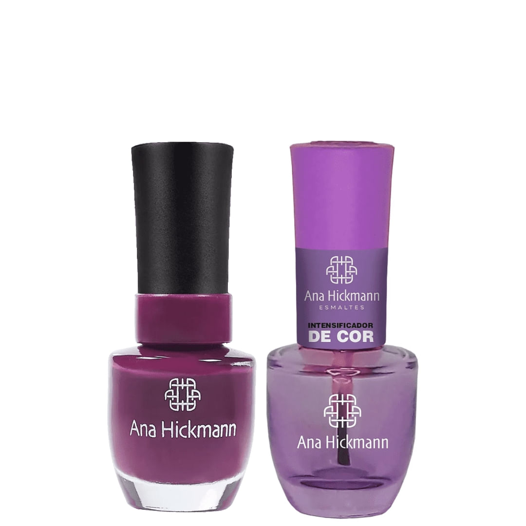 Ana Hickmann - kit de Esmalte Cor Vanda + Intensificador da Cor
