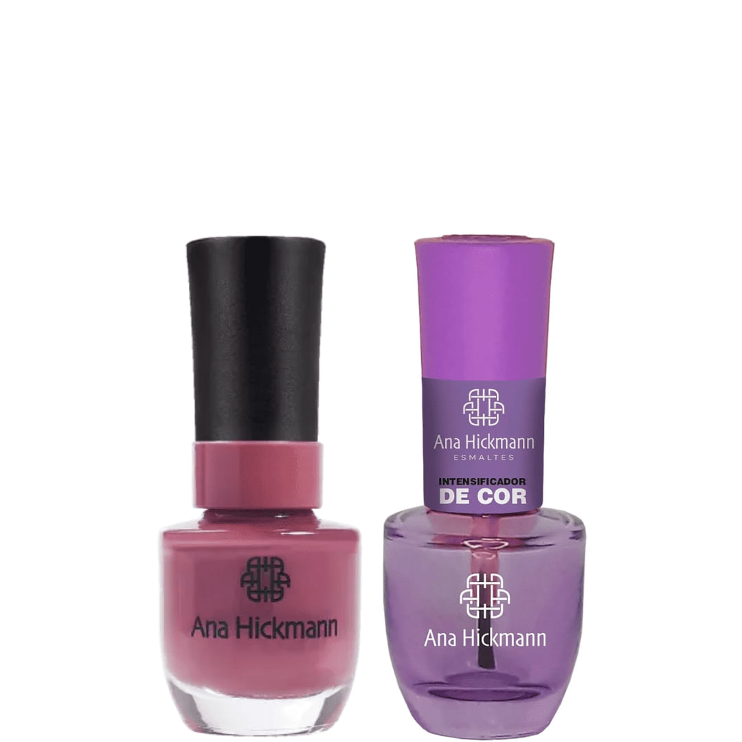 Ana Hickmann - kit de Esmalte Cor Blush + Intensificador da Cor