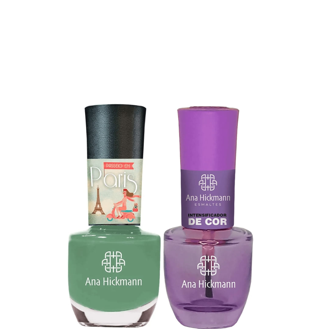 Ana Hickmann - kit de Esmalte Cor Triunfo + Intensificador da Cor