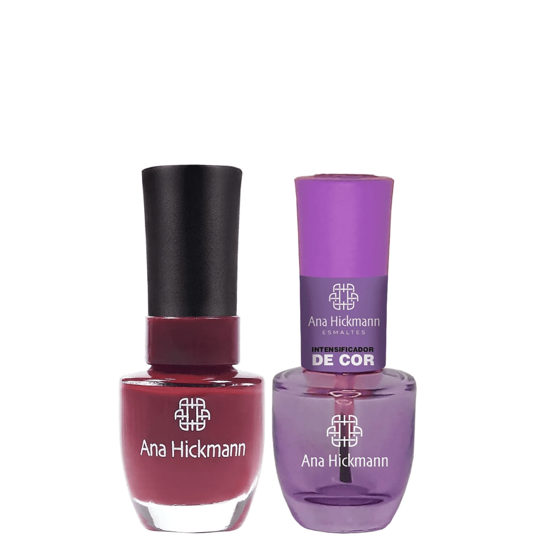 Ana Hickmann - kit de Esmalte Cor Deixo Me Levar + Intensificador da Cor