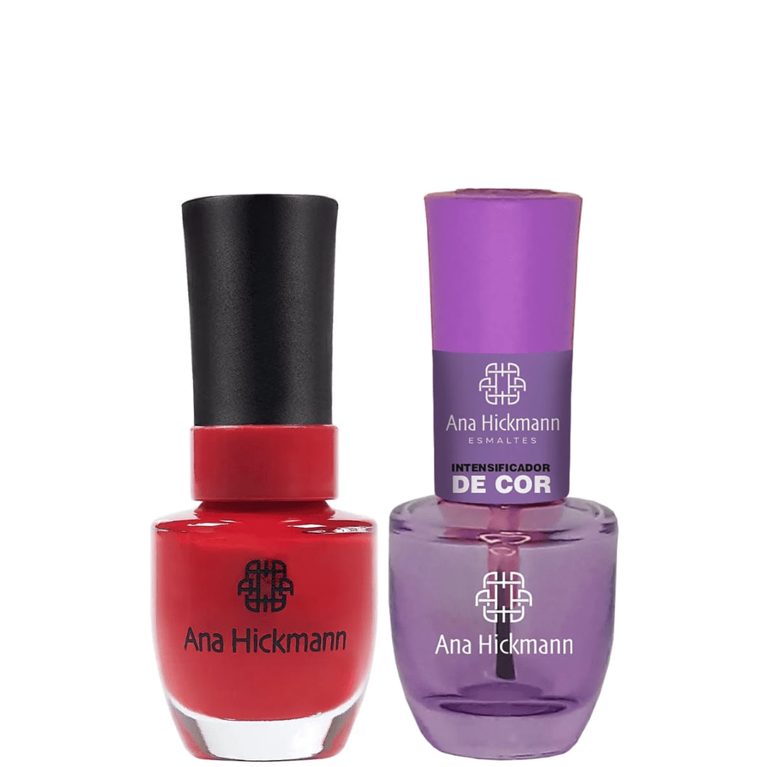 Ana Hickmann - kit de Esmalte Cor Vim Pra Causar + Intensificador da Cor