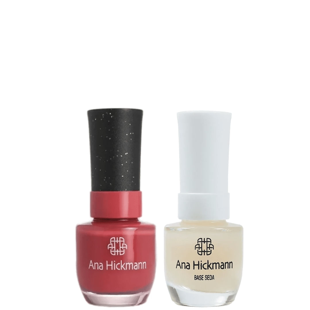Ana Hickmann - kit de Esmalte Cor Ana + Base Seda