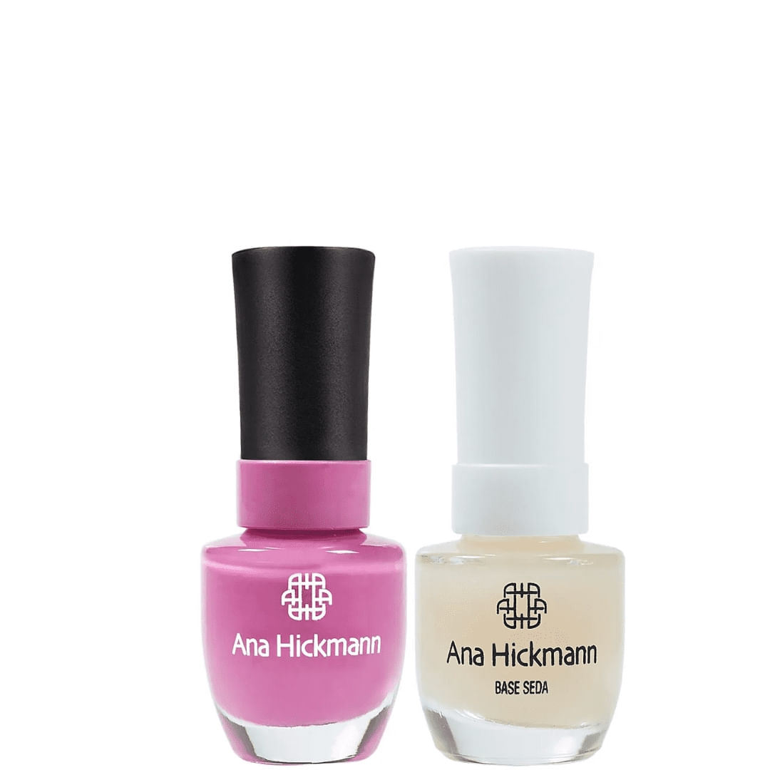Ana Hickmann - kit de Esmalte Cor Primavera + Base Seda