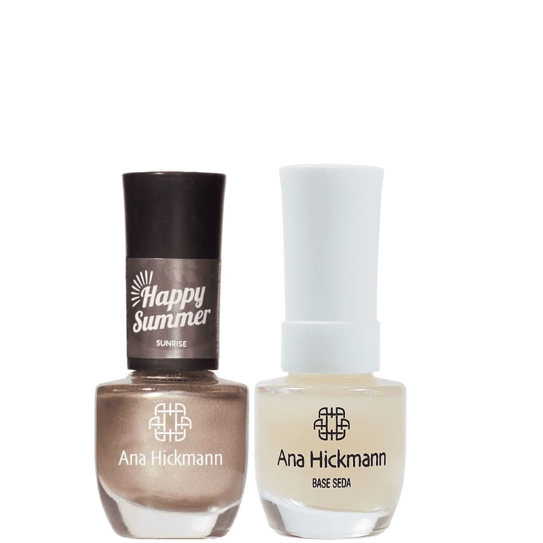 Ana Hickmann - kit de Esmalte Cor Sunrise + Base Seda
